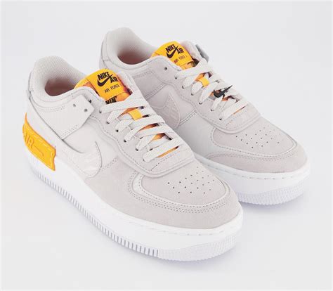 nike air force 1 vast grey/laser orange/weiß/vast grey|grey air force one shoes.